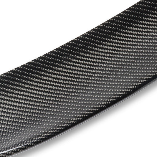 SPOILER CAR TRUNK SPOILER - 16-21 HONDA CIVIC - FITS SEDAN MODELS - CARBON FIBER BLACK