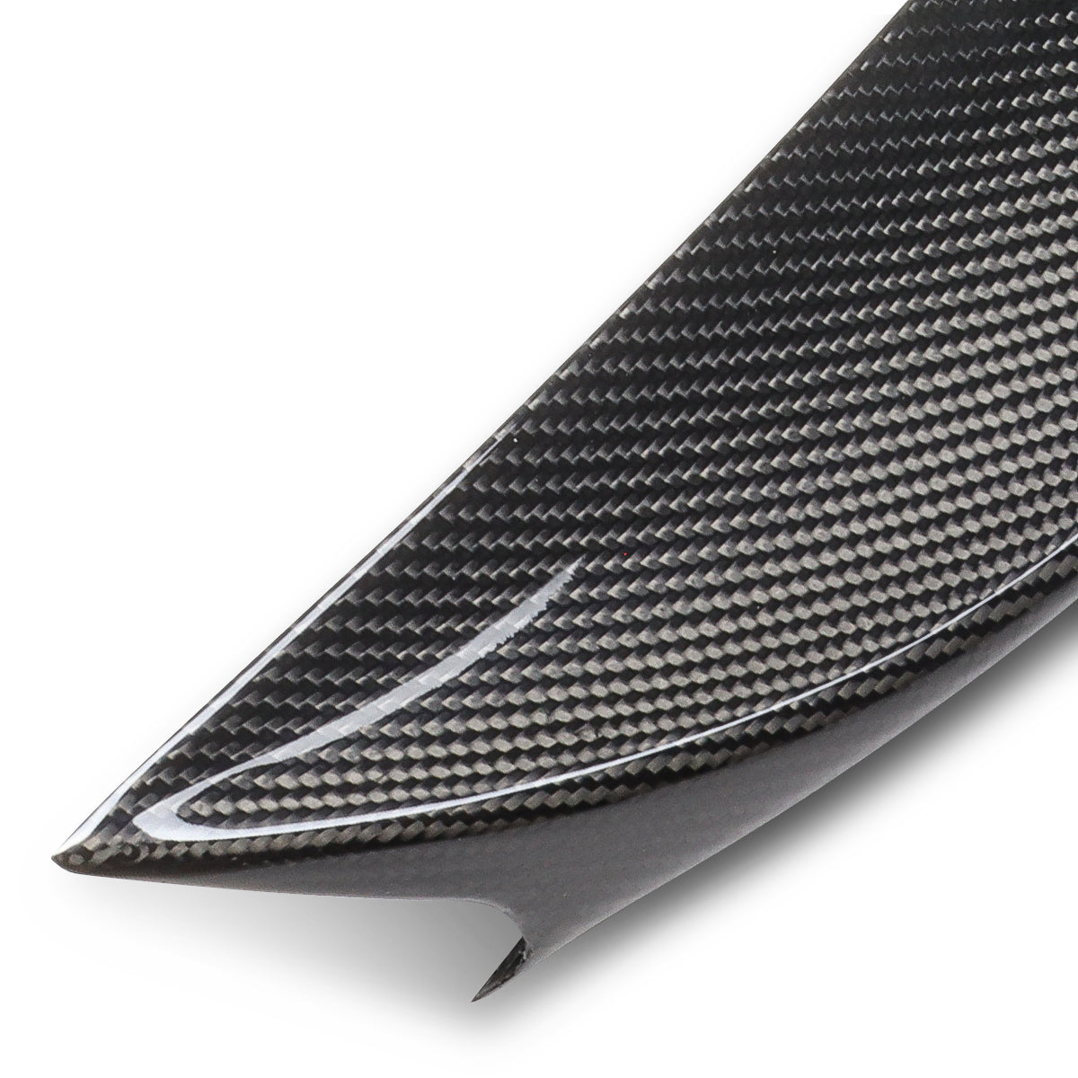 SPOILER CAR TRUNK SPOILER - 16-21 HONDA CIVIC - FITS SEDAN MODELS - CARBON FIBER BLACK