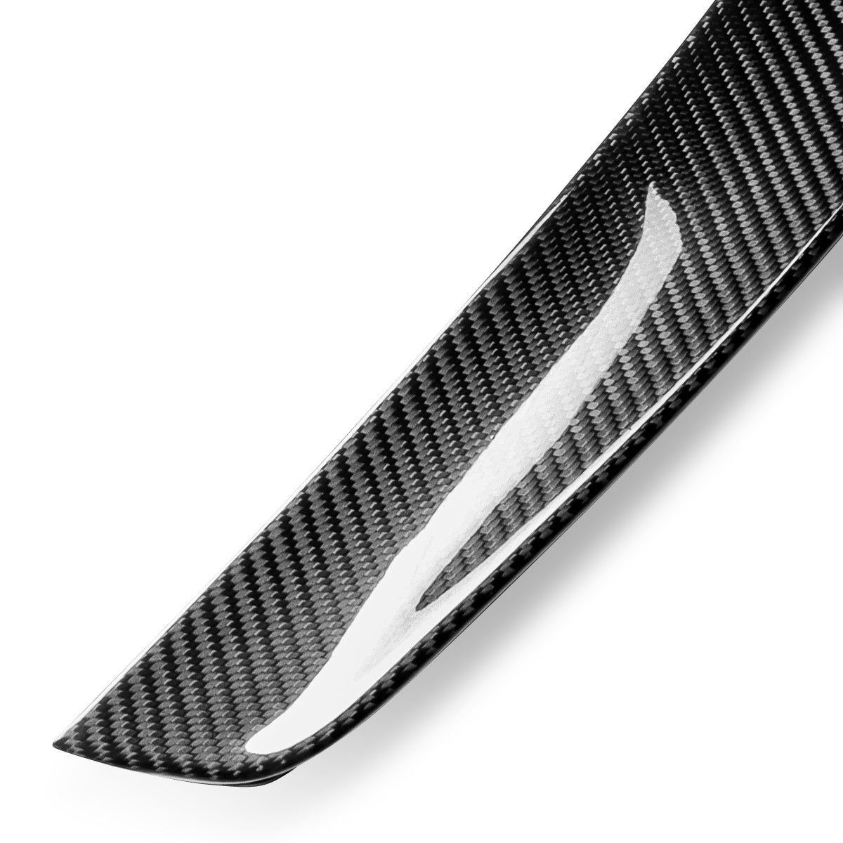 SPOILER CAR TRUNK SPOILER - 17-22 INFINITI Q60 COUPE - CARBON FIBER BLACK