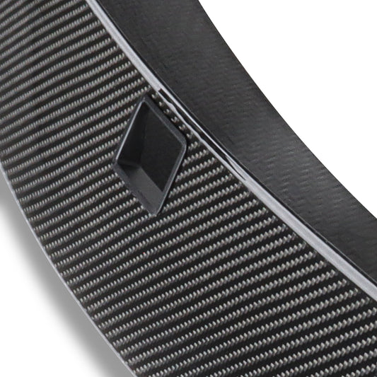 SPOILER CAR TRUNK SPOILER - 08-13 INFINITI G37 - CARBON FIBER BLACK