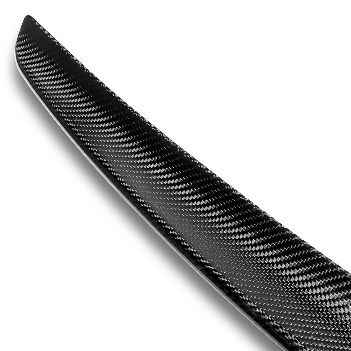 SPOILER CAR TRUNK SPOILER - 06-13 LEXUS IS250 IS350 / 08-14 LEXUS IS F - FITS SEDAN MODELS ONLY - CARBON FIBER BLACK