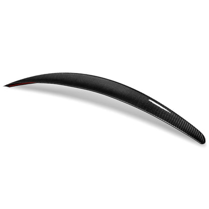 SPOILER CAR TRUNK SPOILER - 06-13 LEXUS IS250 IS350 / 08-14 LEXUS IS F - FITS SEDAN MODELS ONLY - CARBON FIBER BLACK