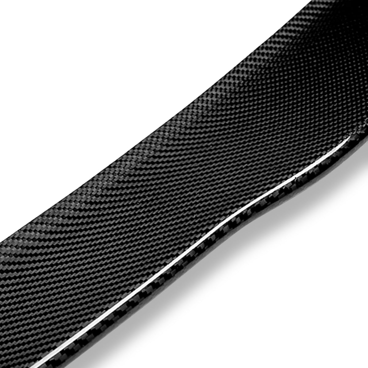 SPOILER CAR TRUNK SPOILER  - 14-22 INFINITI Q50 - CARBON FIBER BLACK