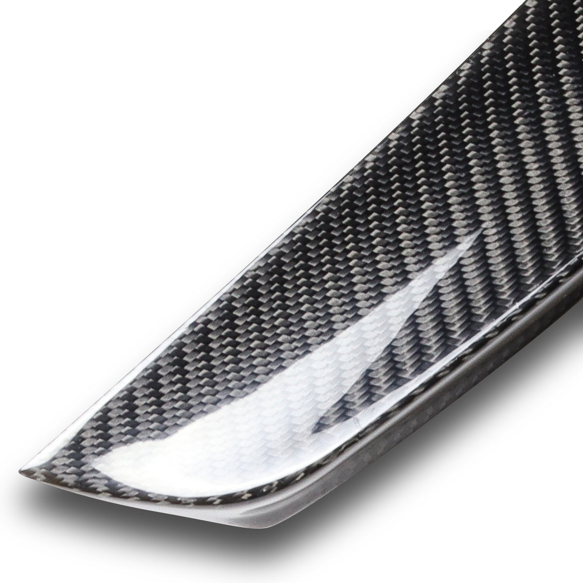 SPOILER CAR TRUNK SPOILER - 14-21 INFINITI Q50 - CARBON FIBER BLACK