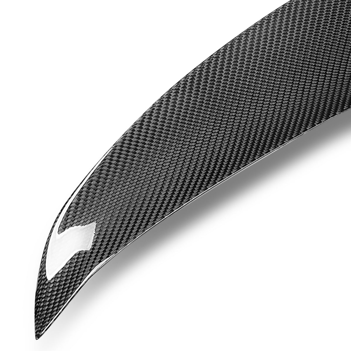 SPOILER CAR TRUNK SPOILER - 07-08 INFINITI G35 SEDAN / 09-13 INFINITI G37 SEDAN / 11-12 INFINITI G25 SEDAN / 2015 INFINITI Q40 SEDAN - CARBON FIBER BLACK