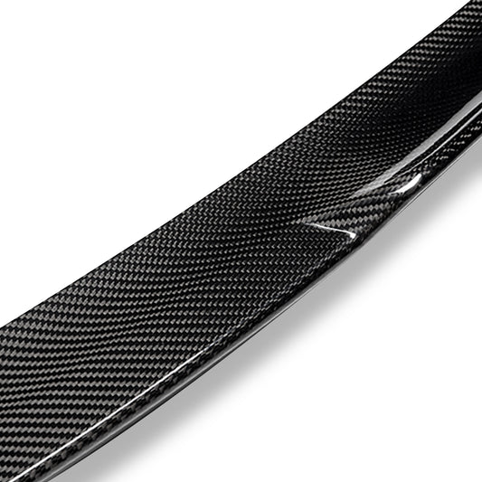 SPOILER CAR TRUNK SPOILER -14-18 MAZDA 3 - CARBON FIBER BLACK