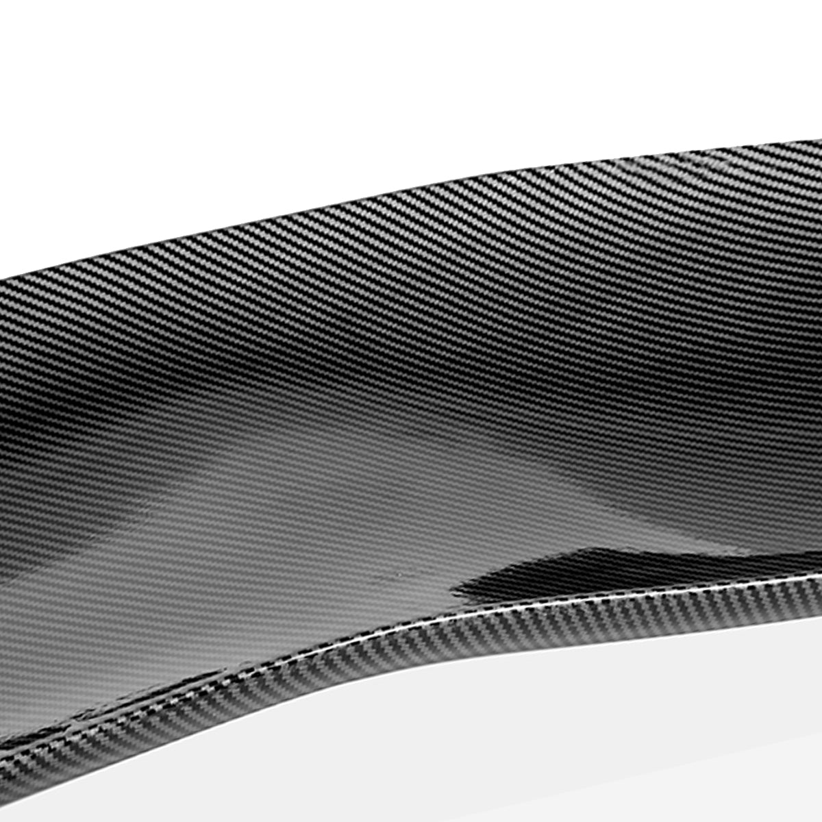 SPOILER SPOILER - UNIVERSAL - 57" TYPE-2 GT STYLE - 57"L X 10.75"W X 8.5H - FITS VEHICLES WITH 22"W X 6.75"L FLAT TRUNK SPACE - CARBON FIBER LOOK