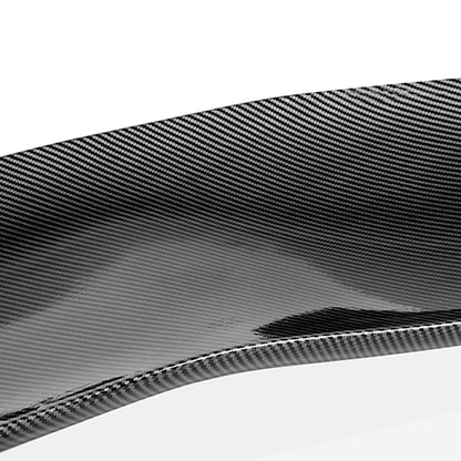 SPOILER SPOILER - UNIVERSAL - 57" TYPE-2 GT STYLE - 57"L X 10.75"W X 8.5H - FITS VEHICLES WITH 22"W X 6.75"L FLAT TRUNK SPACE - CARBON FIBER LOOK