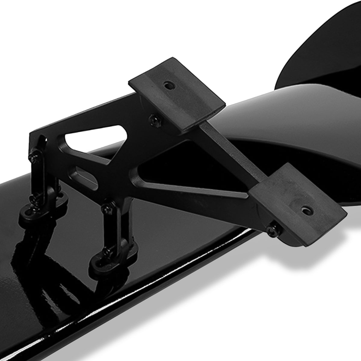 SPOILER SPOILER - UNIVERSAL - 3 GT STYLE - 57"L X 7.5" W X 8.5" H - FITS VEHICLES 21" W X 6.75" L FLAT TRUNK SPACE - BLACK