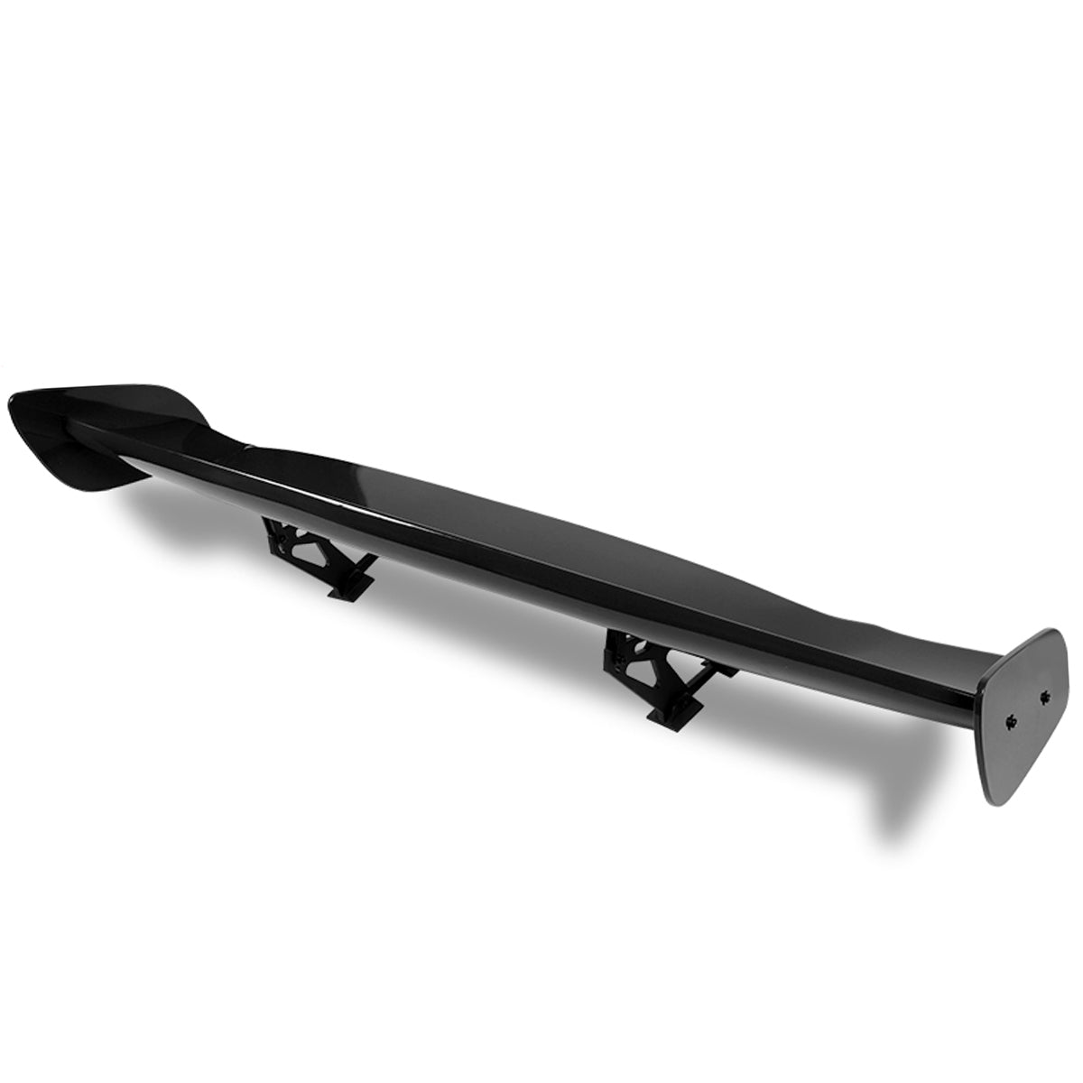 SPOILER SPOILER - UNIVERSAL - 3 GT STYLE - 57"L X 7.5" W X 8.5" H - FITS VEHICLES 21" W X 6.75" L FLAT TRUNK SPACE - BLACK