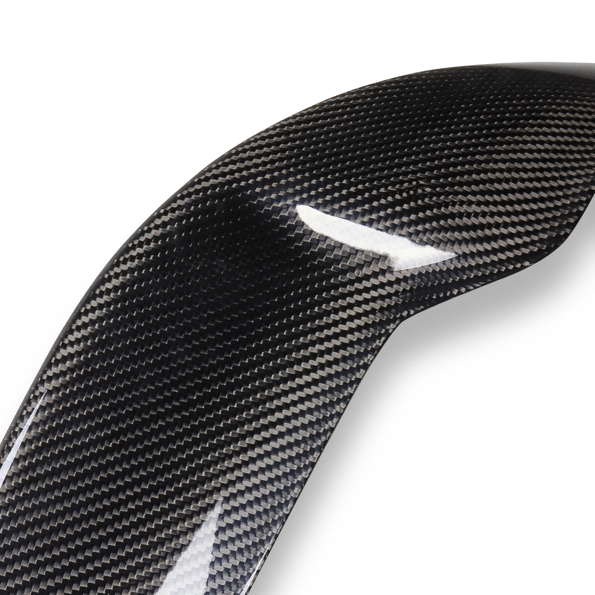 SPOILER CAR TRUNK SPOILER - 10-13 VOLKSWAGEN GOLF - CARBON FIBER BLACK