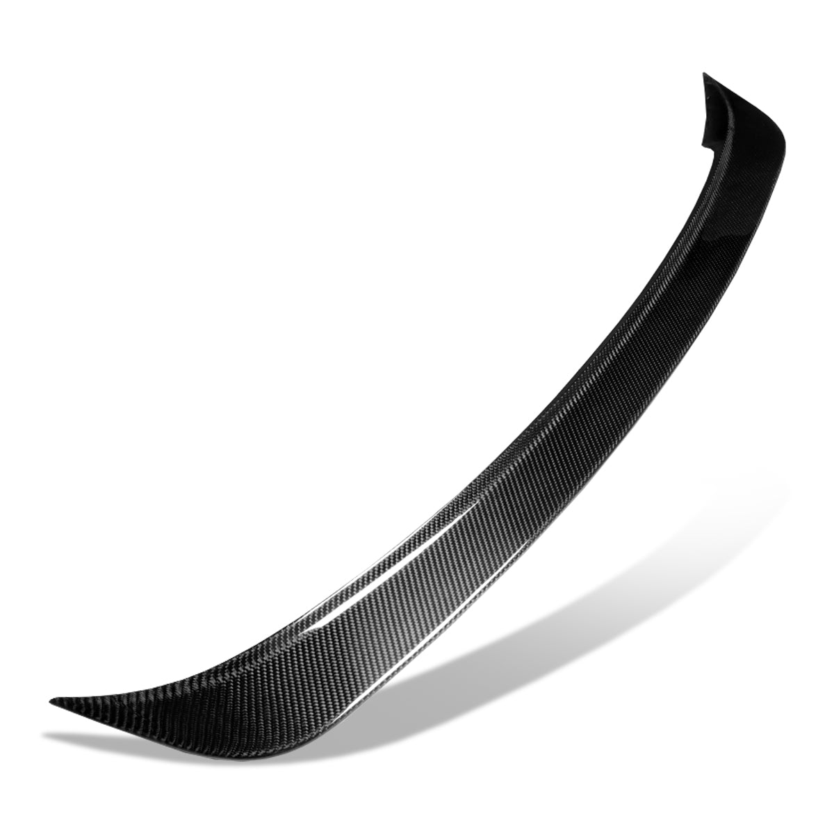 SPOILER CAR TRUNK SPOILER - 10-13 VOLKSWAGEN GOLF - CARBON FIBER BLACK