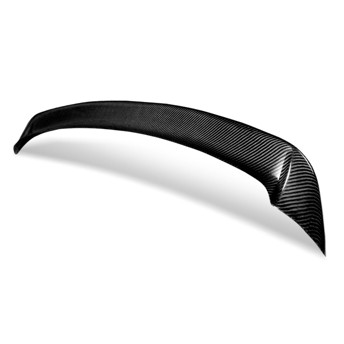 SPOILER CAR TRUNK SPOILER - 10-13 VOLKSWAGEN GOLF - CARBON FIBER BLACK