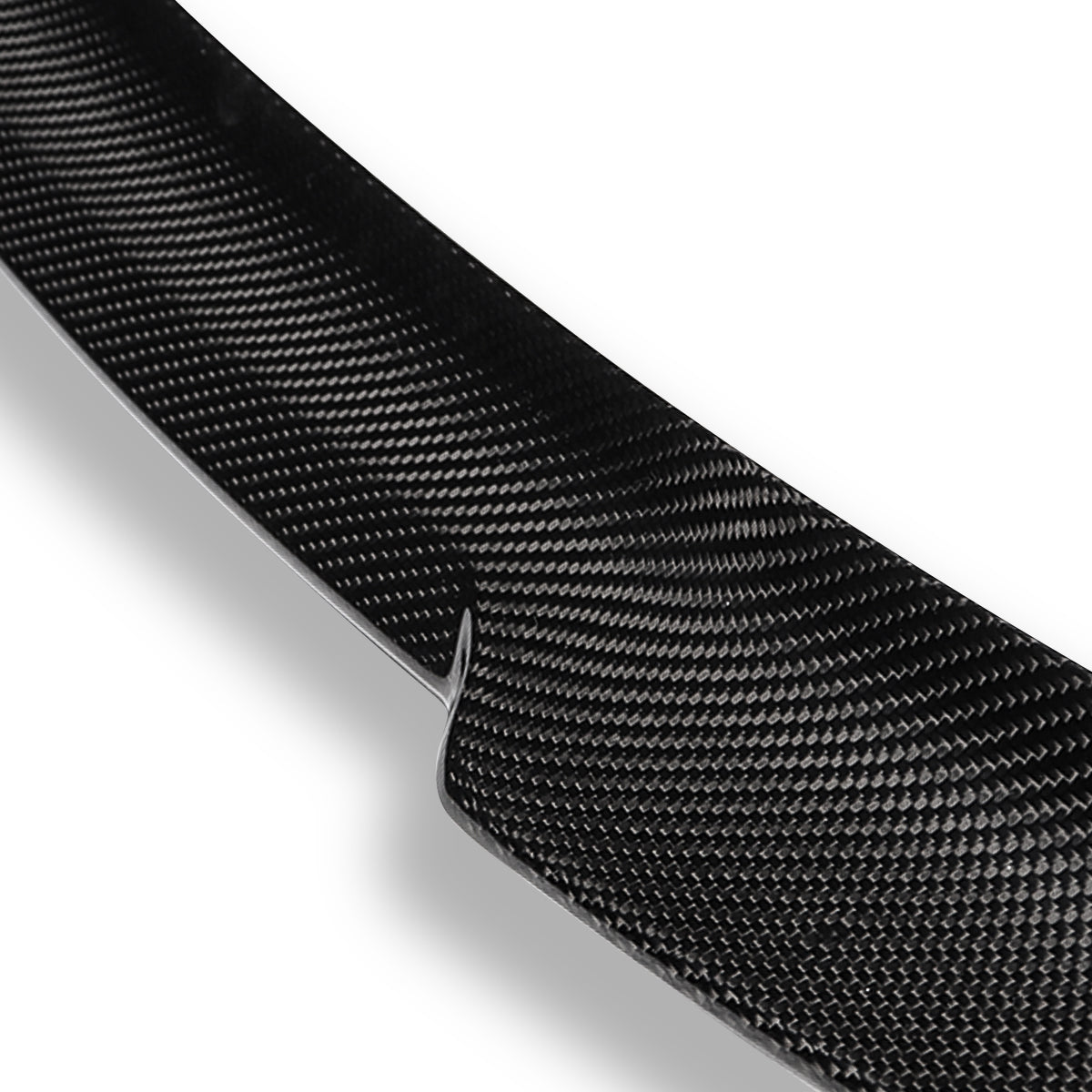 SPOILER CAR TRUNK SPOILER - 12-19 VOLKSWAGEN PASSAT - CARBON FIBER BLACK