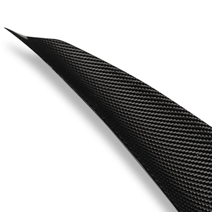 SPOILER CAR TRUNK SPOILER - 12-19 VOLKSWAGEN PASSAT - CARBON FIBER BLACK