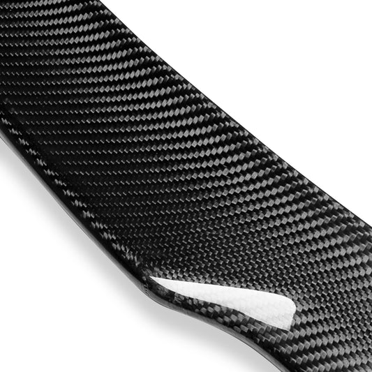 SPOILER CAR TRUNK SPOILER - 13-20 FORD FUSTION - CARBON FIBER BLACK