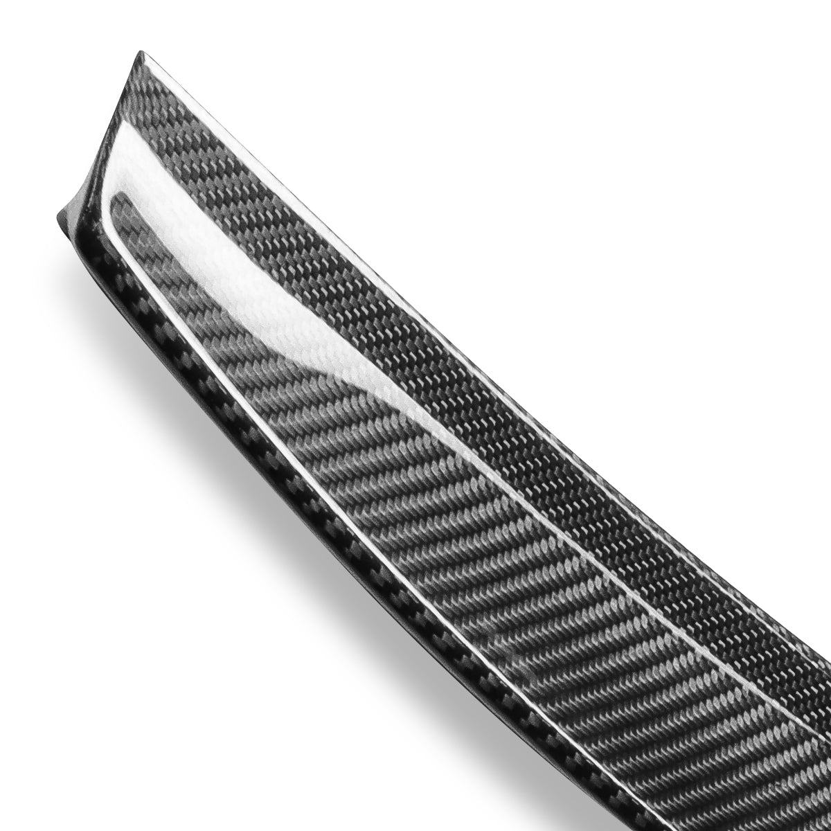 SPOILER CAR TRUNK SPOILER - 13-20 FORD FUSTION - CARBON FIBER BLACK