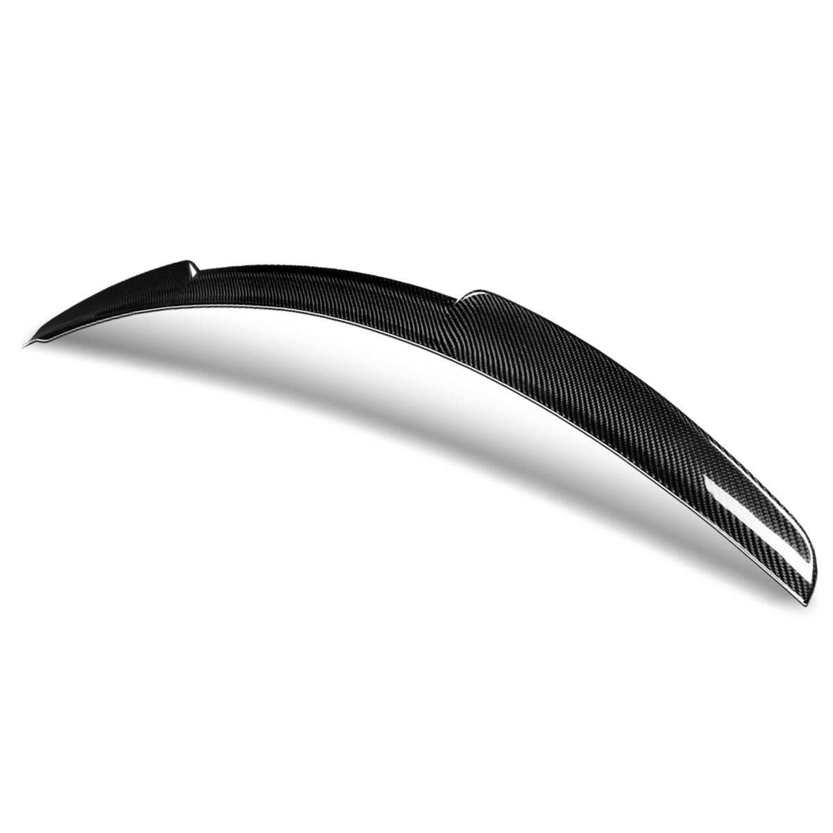 SPOILER CAR TRUNK SPOILER - 13-20 FORD FUSTION - CARBON FIBER BLACK