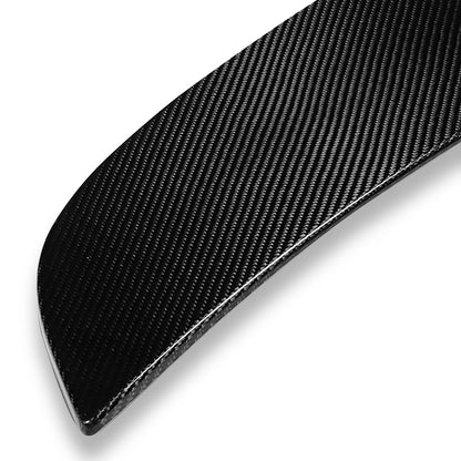 SPOILER CAR TRUNK SPOILER - 16-22 TESLA X - CARBON FIBER BLACK