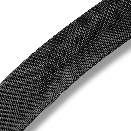 SPOILER CAR TRUNK SPOILER - 12-22 TESLA MODEL S - CARBON FIBER BLACK