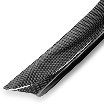SPOILER CAR TRUNK SPOILER - 12-22 TESLA MODEL S - CARBON FIBER BLACK