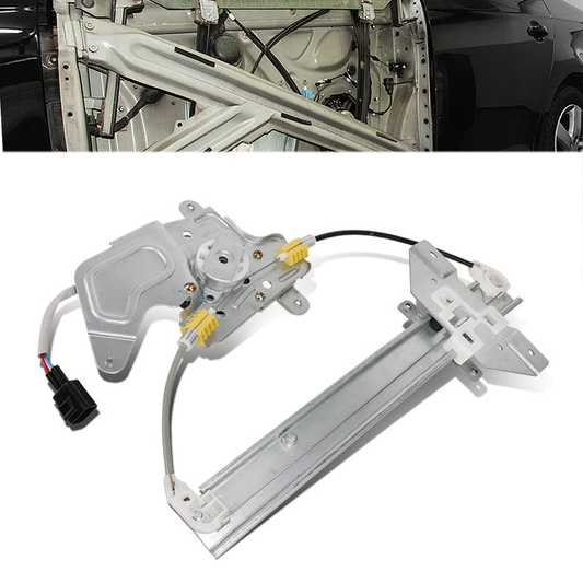 REGULADOR DE VENTANA WINDOW MOTORS & REGULATORS - METALLIC - 99-04 OLDSMOBILE ALERO/99-05 PONTIAC GRAND AM - METALLIC - BARE STEEL/PLASTIC