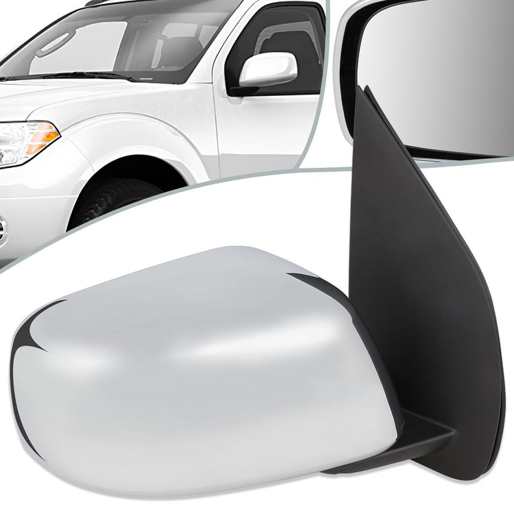 RETROVISOR MIRROR - OEM - 05-17 NISSAN FRONTIER / 05-15 NISSAN XTERRA - POWERED - CHROME - RIGHT