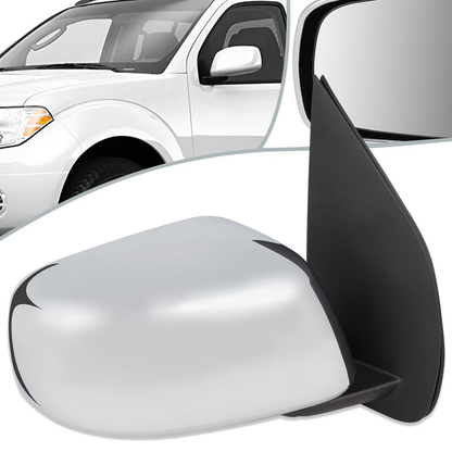 RETROVISOR MIRROR - OEM - 05-17 NISSAN FRONTIER / 05-15 NISSAN XTERRA - POWERED - CHROME - RIGHT