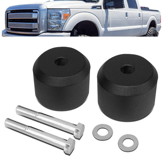 KIT ELEVACION 05-22 FORD F-250 SUPER DUTY / 05-22 FORD F-350 SUPER DUTY - FITS 4WD MODELS ONLY - FRONT - 2" LIFT - LOWER SPRING PERCH MOUNT LIFT SPACER