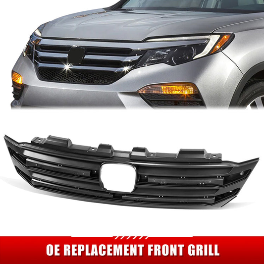 PARRILLA GRILLE - HD PILT 16-18/19-20/21-ON/ GRILLE ASS'Y 16-18/ W/TEXTURED BLACK/ (W/O DADAR CRUISE CONTROL)//PARTS.NO,HO1200227//OEM NO,71121TG7A01