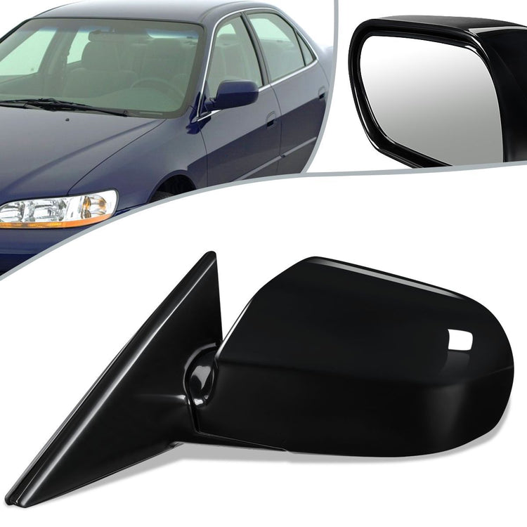 RETROVISOR MIRROR - OEM - 98-02 HONDA ACCORD 2-DOOR - POWERED - TEXTURED - BLACK - LEFT
