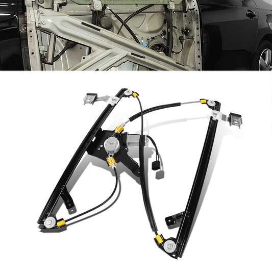 REGULADOR DE VENTANA WINDOW MOTORS & REGULATORS - METALLIC - 02-08 FORD EXPLORER/07-08 FORD EXPLORER SPORT TRAC/02-08 MERCURY MOUNTAINEER - METALLIC - BARE STEEL/PLASTIC