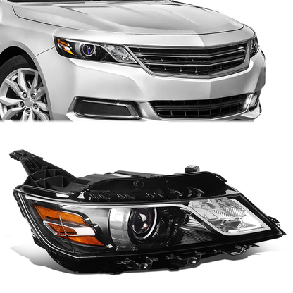 FAROS OE STYLE - 15-19 CHEVROLET IMPALA - FITS HALOGEN HEADLIGHT MODELS ONLY - 194 SIDE MARKER, 7444NA TURN SIGNAL, 9005 HIGH/LOW BEAM - RIGHT