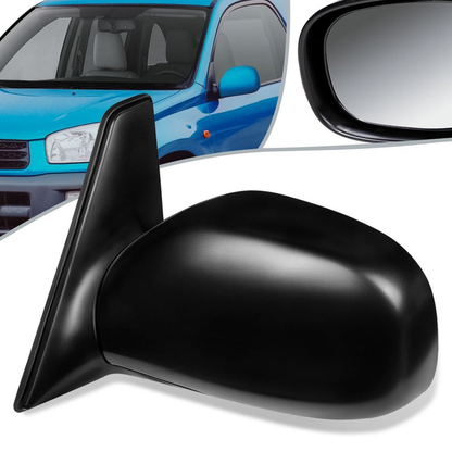 RETROVISOR MIRROR - OEM - 96-97 TOYOTA RAV4 - POWERED - TEXTURED - BLACK - LEFT