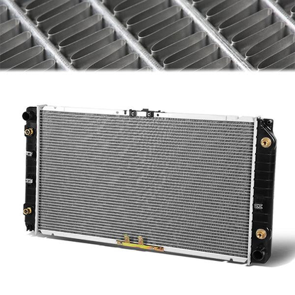 RADIADOR RADIATOR - OEM - 94-96 BUICK ROADMASTER / 94-96 CADILLAC FLEETWOOD / 94-96 CHEVROLET CAPRICE / 94-96 CHEVROLET IMPALA - 4.3L V6 & 5.7L WITH EOC & TOC - FITS AUTOMATIC TRANSMISSION MODELS - DPI-1517