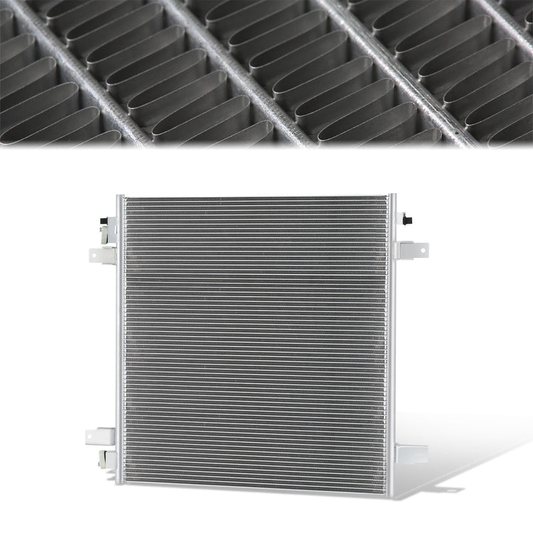 CONDENSADOR INFINITI QX56 2011-2013 / INFINITI QX80 2014-2019 / NISSAN ARMADA 2017-2021 - ALUMINUM - SILVER
