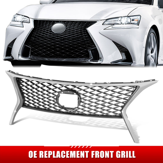 PARRILLA GRILLE - LX RX350/RX450H '10-'12/'13-15/ GRILLE ASS'Y 13-15/ CHROME/BLACK (W/F- PKG)/ (8-SPEED) (CANADA BUILT)/ (EU=USA)//PARTS.NO,LX1200178//OEM NO,531010E150