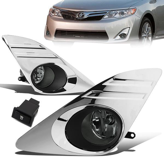 FAROS DE NIEBLA 12-14 TOYOTA CAMRY - W/ SWITCH - H11 BULB - DOES NOT FIT SE MODELS - SMOKE