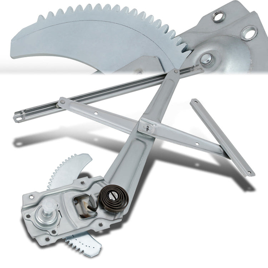 REGULADOR DE VENTANA WINDOW MOTORS & REGULATORS - METALLIC - 84-89 TOYOTA 4RUNNER/84-88 TOYOTA PICKUP - FITS MODELS WITH WINDOW VENT - METALLIC - BARE STEEL/PLASTIC