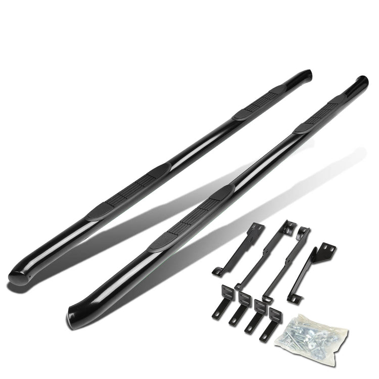 ESTRIBOS 3" - ROUND - 45 DEG - 07-13 ACURA MDX - BLACK