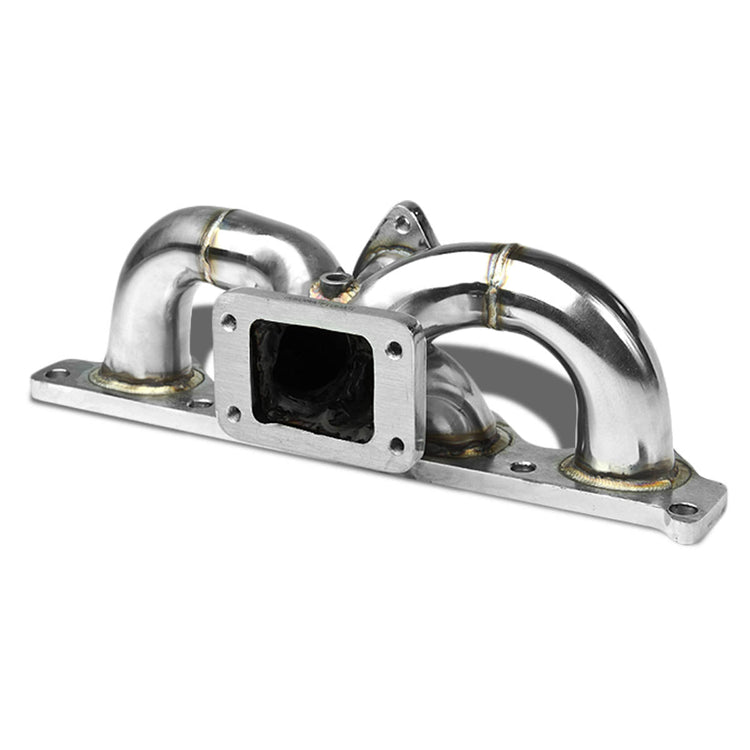 TURBO MANIFOLD TURBO MANIFOLD - SS - 03-06 HYUNDAI TIBURON GK / GS / BASE 2.0L L4 DOHC - T3 FLANGE - 35 / 38MM WG - I8-6