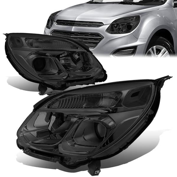 FAROS 16-17 CHEVROLET EQUINOX - PROJECTOR - SMOKE HOUSING / CLEAR CORNER - H11 LOW BEAM / 9005 HIGH BEAM