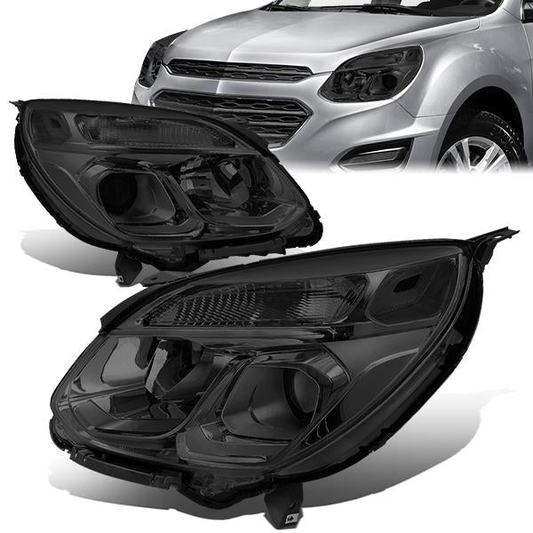 FAROS 16-17 CHEVROLET EQUINOX - PROJECTOR - SMOKE HOUSING / CLEAR CORNER - H11 LOW BEAM / 9005 HIGH BEAM