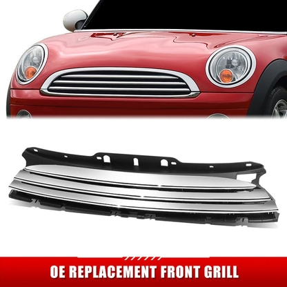 PARRILLA GRILLE - MI COPR 07-14/ GRILLE ASS'Y '11-'15/ MAT-BLACK W/CHROME PKG/ W/O JOHN WORKS PKG/ (BASE/CONV/R56)(H/B)//PARTS.NO,MC1200103//OEM NO,51117317264