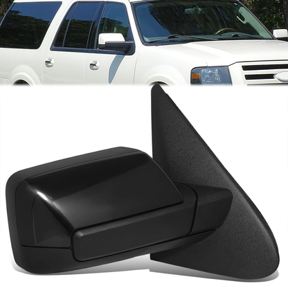 RETROVISOR MIRROR - OE STYLE - FORD EXPEDITION 07-08 - LINCOLN NAVIGATOR 07-08 - WITH POWER FOLD WITH HEATED WITH SIGNAL - PASSENGER SIDE - PAINT TO MATCH - BLACK