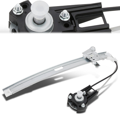 REGULADOR DE VENTANA WINDOW MOTORS & REGULATORS - METALLIC - 90-94 MAZDA 323 - METALLIC - BARE STEEL/PLASTIC