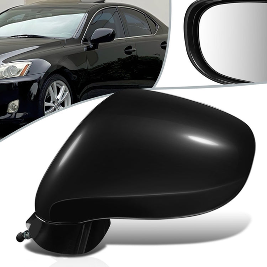 RETROVISOR MIRROR - OEM - 06-10 LEXUS IS250, IS350 - POWERED - HEATED - W/ MEMORY - W/ PUDDLE LIGHT - FOLDING - LEFT