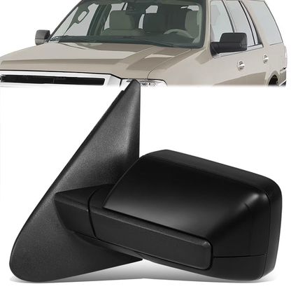 RETROVISOR MIRROR - OE STYLE - FORD EXPEDITION 2009-2010 - LINCOLN NAVIGATOR 2009-2011 - WITH POWER FOLD WITH HEATED WITH SIGNAL - DRIVER LEFT SIDE - BLACK