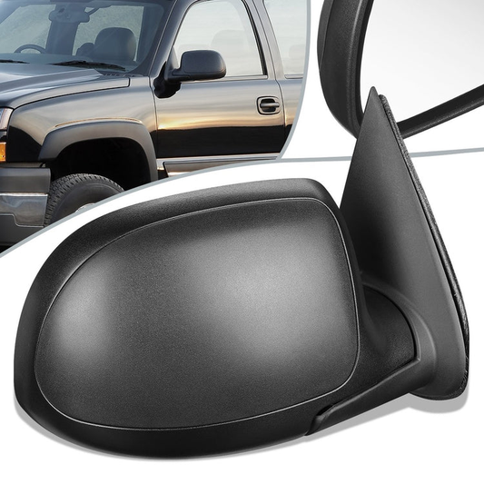 RETROVISOR MIRROR - OEM - 03-06 CHEVY AVALANCHA 1500 , 2500 / 04-06 CHEVY SILVERADO 3500 & 07 3500 CLASSIC - POWERED - HEATED - TEXTURED - BLACK - RIGHT