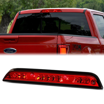 LUZ DE FRENO 15-20 FORD F-150, EXCLUDES RAPTOR MODELS /17-20 F-250, F-350, F-450, F-550 SUPER DUTY MODELS - ONLY FITS MODELS WITH FACORY LED THIRD BRAKE LIGHT - LED - RED